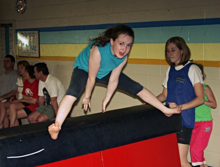 Emily vaulting