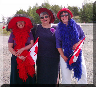 The Divas of the North at the Canada Day parade