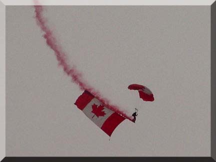 Sky Hawk with Canada flag